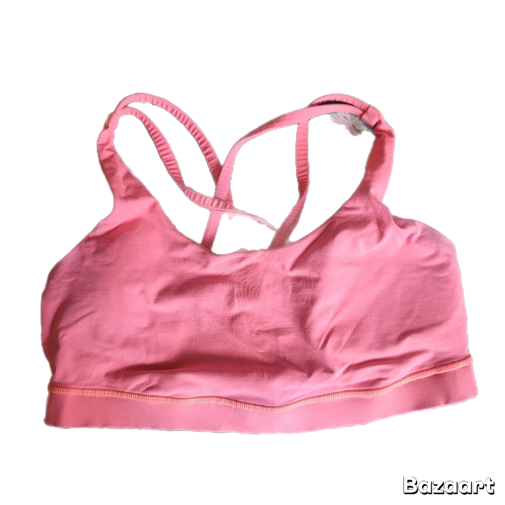 Lululemon Athletica Energy Sports Bra Size 10 Pink